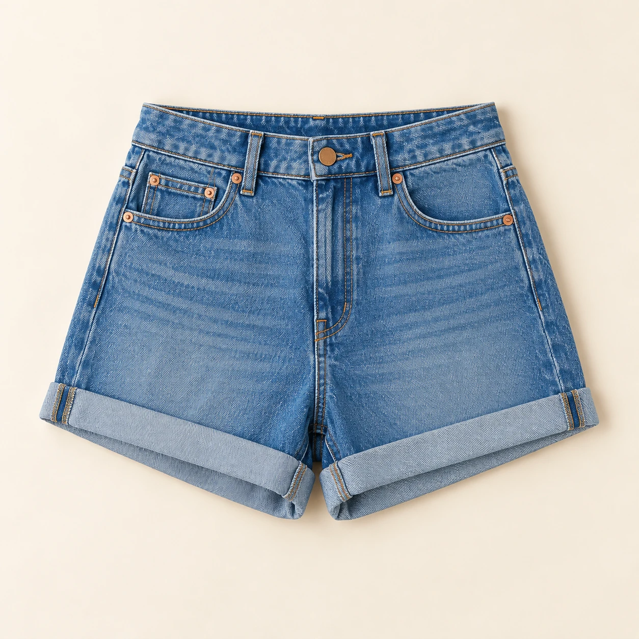 Canyon Trail Shorts, Mid blue, front view